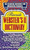Riverside Websters II Dictionary Revised Edition