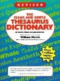 Clear & Simple Thesaurus Dictionary