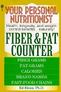 Fiber & Fat Counter Your Personal Nutrit