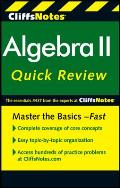 CliffsNotes Algebra II QuickReview 2nd Edition