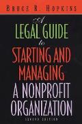 Legal Guide To Starting & Managing A Nonpr 2nd Edition