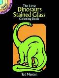Little Dinosaurs Stained Glass Coloring Book mini
