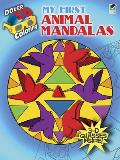 3-D Coloring Book -- My First Animal Mandalas [With 3-D Glasses]