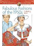 Creative Haven: Fabulous Fashions of the 1950s Adult Coloring Book