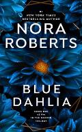 Blue Dahlia In The Garden 01