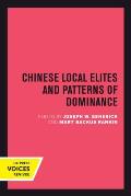 Chinese Local Elites and Patterns of Dominance: Volume 11