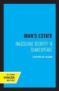 Man's Estate: Masculine Identity in Shakespeare