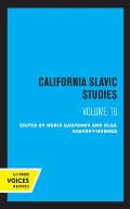 California Slavic Studies, Volume XVI: Slavic Culture in the Middle Ages Volume 16