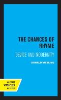 The Chances of Rhyme: Device and Modernity