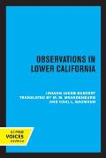 Observations in Lower California