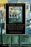 The Cambridge Companion to Twentieth-Century British and Irish Women's Poetry