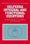 Volterra Integral and Functional Equations