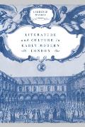 Literature and Culture in Early Modern London