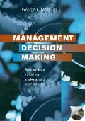 Management Decision Making: Spreadsheet Modeling, Analysis, and Application