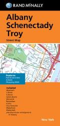 Rand McNally Folded Map: Albany Schenectady Troy Street Map