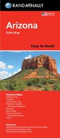 Rand McNally Arizona State Easy to Read Folded Map