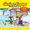 Curious George Windy Delivery with stickers