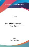 Livy: Select Passages from the First Decade
