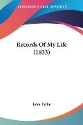 Records of My Life (1833)