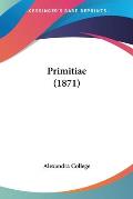 Primitiae (1871)