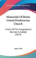 Memorials of Bristo United Presbyterian Church: History of the Congregation; Services at Jubilee (1879)
