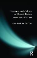 Literature and Culture in Modern Britain: Volume Three: 1956 - 1999