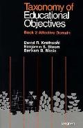 Taxonomy Of Educational Objectives Book 2