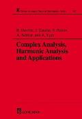 Complex Analysis, Harmonic Analysis and Applications