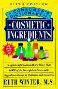 Consumers Dictionary Of Cosmetic Ingredien 5th Edition