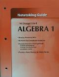 McDougal Littell High School Math: Notetaking Guide Bundle of 5 Algebra 1