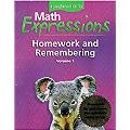 Math Expressions: Hmewk&rembr Consm L1 V1