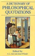 Dictionary Of Philosophical Quotations