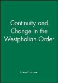 Continuity Change Westphalian Order