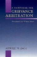 Handbook For Grievance Arbitration