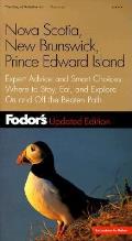 Fodors Nova Scotia New Brunswick 5th Edition