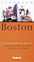 Fodors Citypack Boston 2nd Edition