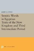 Semitic Words in Egyptian Texts of the New Kingdom and Third Intermediate Period