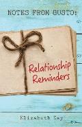 Notes from Gusto: Relationship Reminders