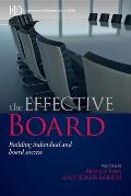 The Effective Board: Building Individual and Board Success