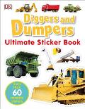 Diggers & Dumpers With 60 Reusable Stickers