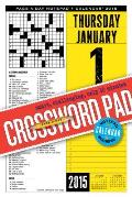 Crossword Page-A-Day Notepad and 2015 Calendar