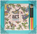 Art Therapy: An Inspirational Coloring Kit (Deluxe Kit with Pencils)