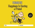 Peanuts: Happiness Is Having a Friend: A Fill-In Book