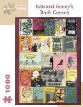 Edward Goreys Book Covers 1000 Piece Jigsaw Puzzle