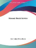 Masonic Burial Service 1902