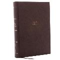 The KJV, Open Bible, Hardcover, Brown, Red Letter Edition, Comfort Print: Complete Reference System