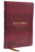 KJV Holy Bible: Large Print Thinline, Burgundy Leathersoft, Red Letter, Comfort Print: King James Version