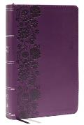 KJV Personal Size Large Print Single Column Reference Bible Leathersoft Purple Red Letter Comfort Print Holy Bible King James Version