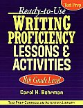 Ready-To-Use Writing Proficiency Lessons & Activities: 8th Grade Level