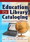 Education for Library Cataloging: International Perspectives